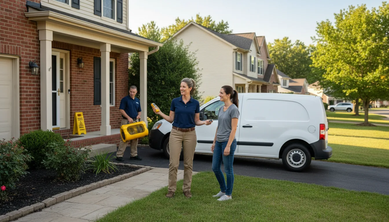 Water restoration image for Home Water Damage Repair in Townville, SC